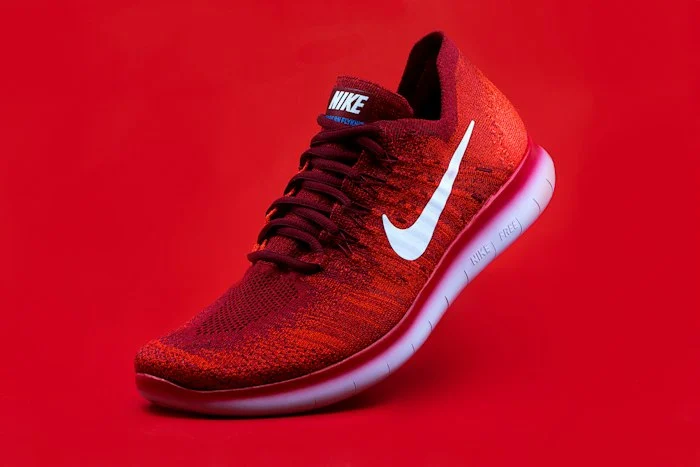 Running shoe close-up